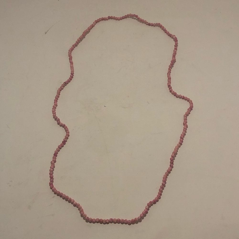 Pink Beaded Necklace - Women's Jewelry